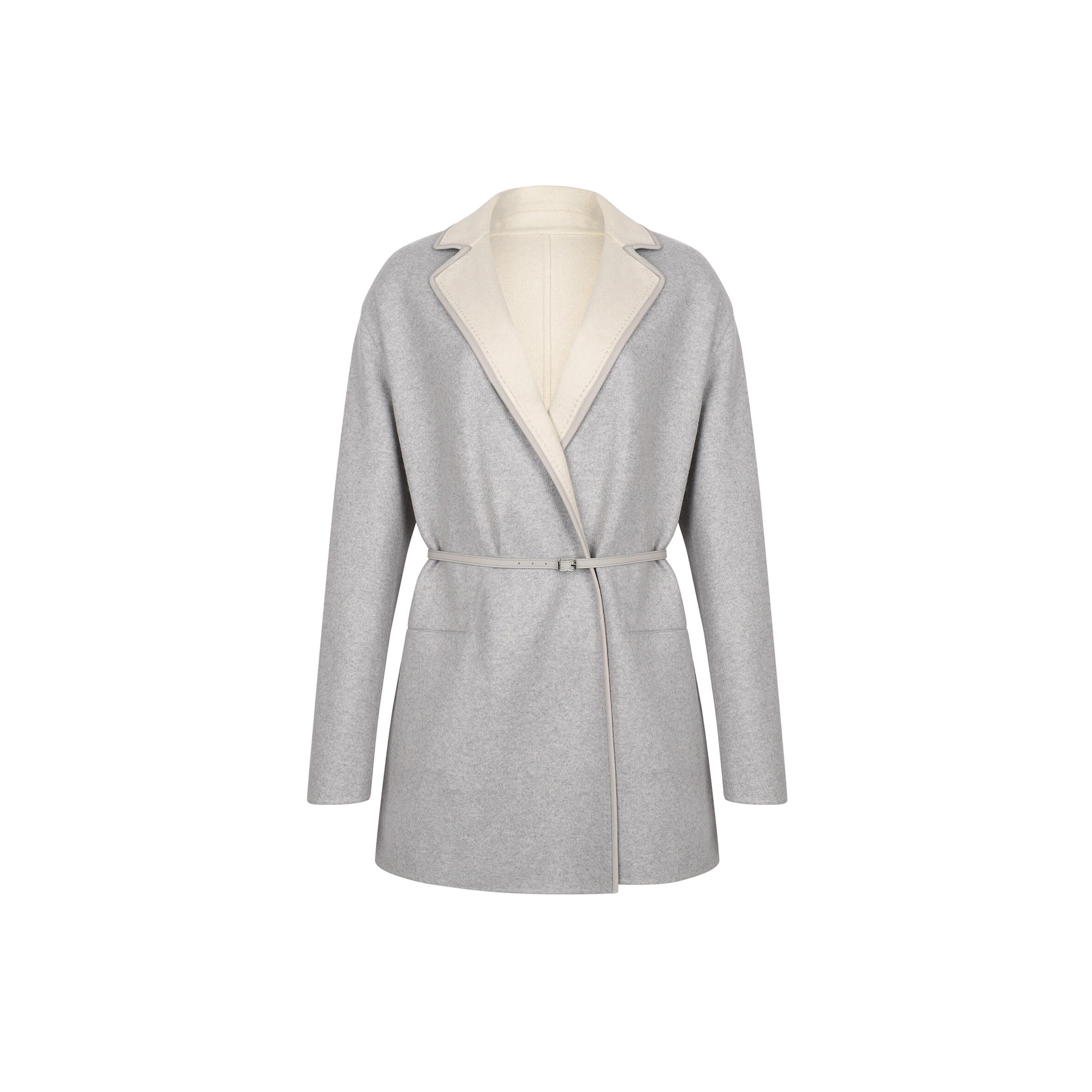 LORO PIANA JIMI JACKET BABY CASHMERE SIRIUS MELANGE GRAY FAF8083